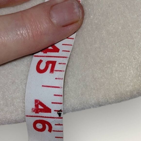 Commense Womens Coat Sz Large Cream Knee Length Trench Glamcore Classicore - Picture 14 of 15